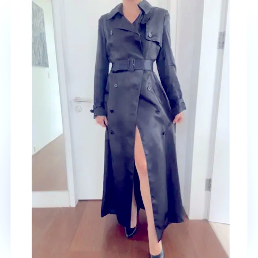 COPY - Rare Alexander McQueen silk trench coat